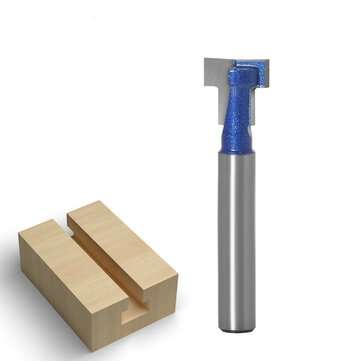 JGZUI 6.35mm Shank Keyhole knife Bearings Wood Milling Cutter Industrial Grade Router B... (TYPE: A)