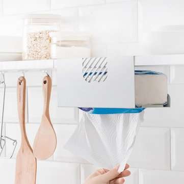 Jordan&Judy Portable Iron Under Shelf Hanging Holder Hanging Tissue Storage Rack Kitchen Storage No