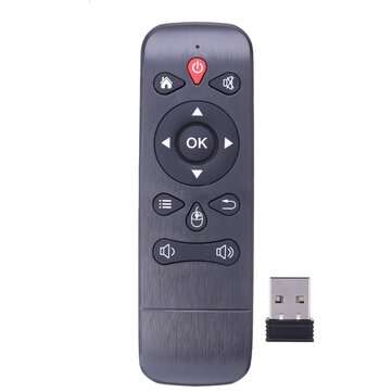JQH JQH13BRF3 2.4G Wireless Remote Control for Windows Android Linux TV Box PC  (COLOR.: BLACK)