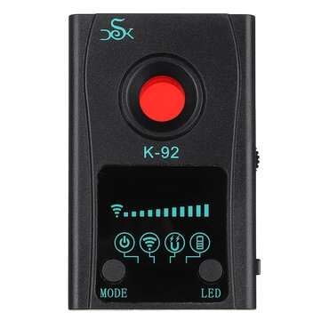 K92 Portable Camera Detector IR Scanner GPS Detector Anti-peeping Anti-tracking