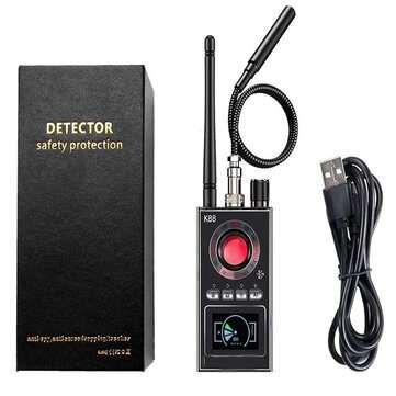 K88 Eavesdropping Anti-spyware Detector Mini Hidden Security Camera GSM GPS Tracker Eavesdropping Fi
