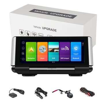 K7 7 Inch 4G Android 8.1 FHD 1080P Full Screen IPS Touch Dashboard 4G Car DVR Dash Cam with RAM2G Du