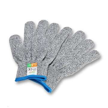 KC-CG01 1 Pair HPPE High Performance Level 5 Protection Food Grade Cut Resistant Gloves (SIZE 3: M)