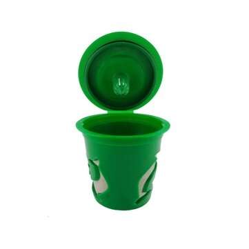 KC-COFF13 Refillable Coffee Capsule Cup Multiple Color Doiphin Reusable Refilling... (COLOR.: GREEN)
