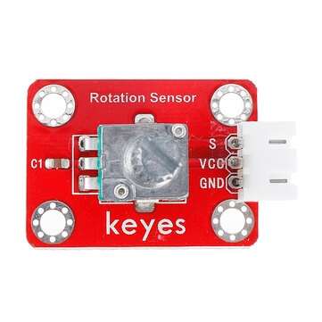 keyes brick Adjustable Potentiometer Module (Pad hole) with Anti-reverse Plug White Terminal Analog