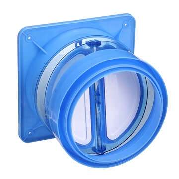 Kitchen Range Hoods Check Valve Universal Anti Odor Chec... (TYPE: PPBLUEDEEPENDOUBLEOPENCHECKVALVE)
