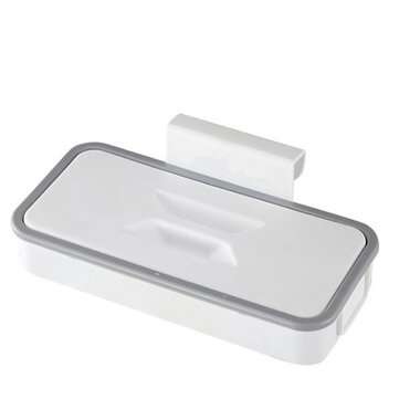 Kitchen Square Garbage Bag Holder Trash Rack Bag Holder Cupboard Door Back Hanging Drawer Storage Ra
