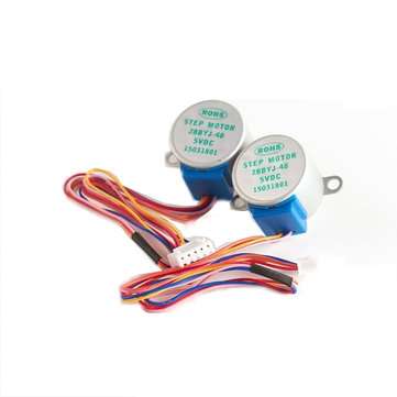 KittenBot 2Pcs 28BYJ-48 5V DC Stepper Motor 4 Phase 5 Line for Smart Robot DIY Part