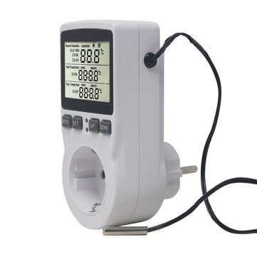 KT3100 Multi-Function Thermostat Temperature Controller Socket Outlet With Timer Switch 16A 220V Hea