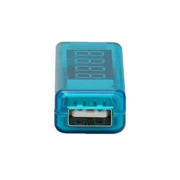 KW-202 Digital Display USB Portable Tension Tester Volt Meterr Battery Tester - Blue