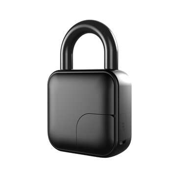 L3 Smart Keyless TUYA APP Fingerprint Padlock Usb Rechargeable Anti-Theft Securi... (COLOR1: COFFEE)