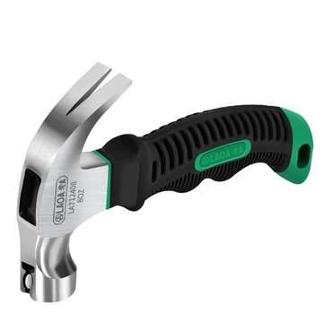 LAOA Mini Claw Hammer 8OZ Nail Hammer Tool Steel Woodworking Striking Tools