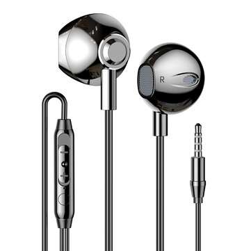 Langsdom V9 HiFi Heavy Bass Wired Control In-ear Earphone Gaming Headphones for PC... (COLOR: BLACK)