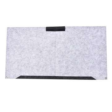 Large Office Computer Desk Mat Modern Table Keyboard Mouse Pad Felt Laptop Cu... (COLOR.: LIGHTGREY)