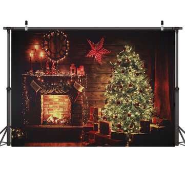 Large Christmas Photography Background Studio Cloth Backdrop Party Decorations ... (SIZE: 200*150CM)