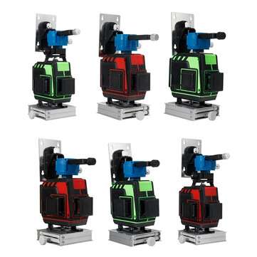 Laser Level With Green Light Digital Rotary Self Leveli... (PLUG: USPLUG | TYPE: 8LINE | COLOR: RED)