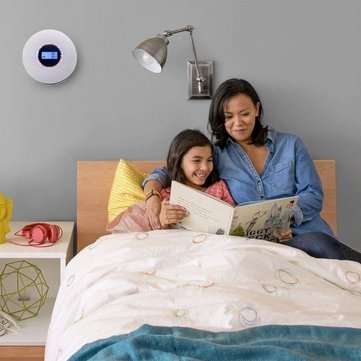 LCD CO Smoke Detector Live Human Voice Alarm Carbon Monoxide Leakage Sensor High Reliability