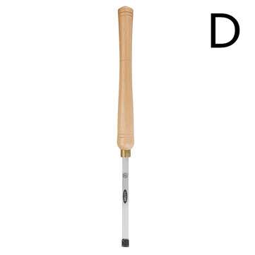 Lathe Wood Turning Tool Carbide Insert Cutter Tools Square Shank with Wood Handle Wood... (MODEL: D)