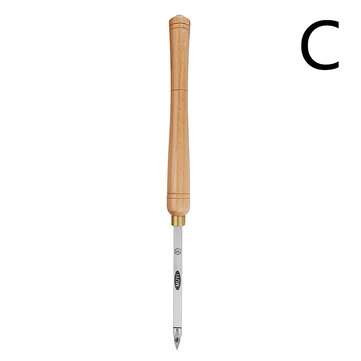 Lathe Wood Turning Tool Carbide Insert Cutter Tools Square Shank with Wood Handle Wood... (MODEL: C)