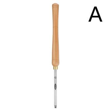 Lathe Wood Turning Tool Carbide Insert Cutter Tools Square Shank with Wood Handle Wood... (MODEL: A)