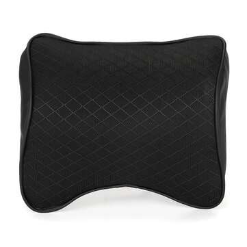 Leather Memory Foam Car Pillow (COLOR1: BLACK)