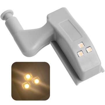 LED Cabinet Light Smart Touch Induction Inner Hinge La... (QUANTITY: 10PCS | LIGHT COLOR: WARMLIGHT)