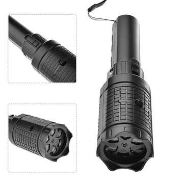 LED Flashlight Halloween Projector Lamp USB Charging Snowflake Lamp Plug In 1... (ADAPTOR: MICROUSB)