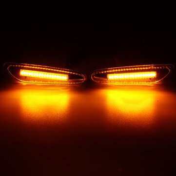LED Side Marker Lights Repeater Indicator Bulb Pair for BMW E46 E60 E82 E88 E90 E92 E93  (TYPE5: D)