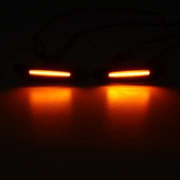 LED Side Marker Lights Repeater Indicator Bulb Pair for BMW E46 E60 E82 E88 E90 E92 E93  (TYPE5: B)