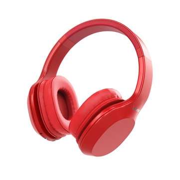 Lenovo HD100 Wireless bluetooth 5.0 Headphone Multi-Mode Stereo Long Battery Earpho... (COLOR.: RED)