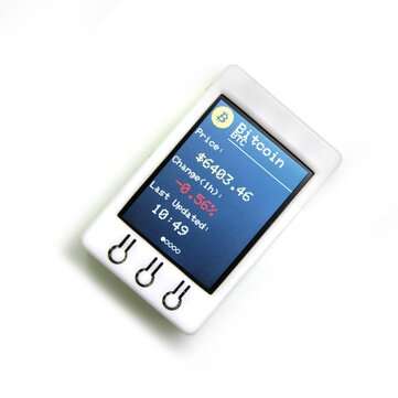 LILYGO TTGO T-Watcher BTC Ticker ESP32 For Bitcoin Price Program 4M SPI Flash Psram 2.2 Inch 320*240
