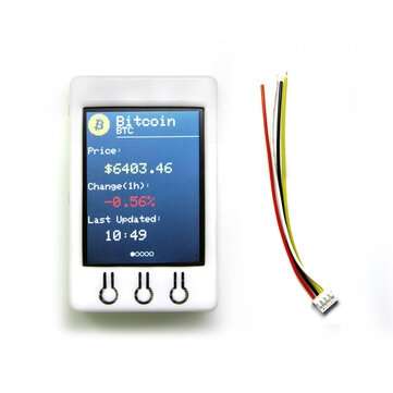 LILYGO TTGO T-Watcher BTC Ticker ESP32 For Bitcoin Price Program 4M SPI Flash Psram 2.2 Inch 320*240