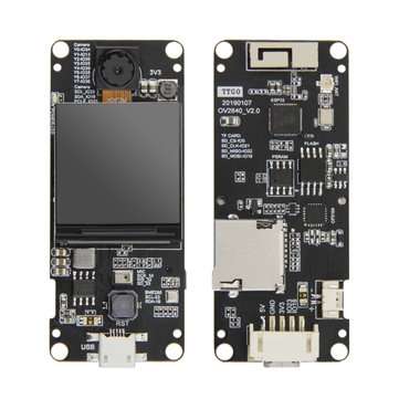 LILYGO TTGO T-Camera Plus ESP32-DOWDQ6 8MB SPRAM OV2640 Camera Module 1.3 ... (TYPE: FISH-EYELENS)