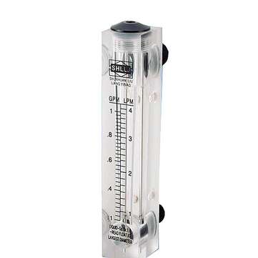 Liquid Flowmeter Water Flow Meter Panel Rotameter Without Control Valve LZM-15 0.2-2LPM 16-160LPH 1-