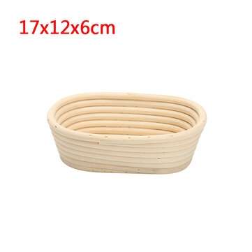 Long Oval Banneton Bread Dough Proofing Rattan Brotform Storage Baskets Loaf Proving R... (SIZE: #2)