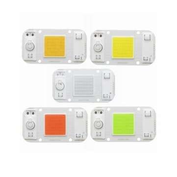 LUSTREON 20W/30W/50W Warmwhite/White/Blue/Red/Green COB LED Chip... (POWER: 50W | LIGHT COLOR: BLUE)
