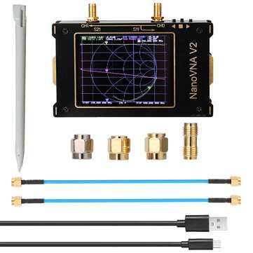 LZNanoVNA V2 50KHz-3GHz Vector Network Analyzer 3.2 Inch Digital Nano VNA Tester MF HF VHF UHF USB L