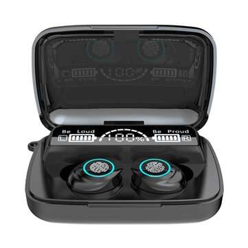 M17 TWS bluetooth 5.0 Earphone Touch Control Noise Cancelling Mic IPX7 Waterproof Sport Headset Head