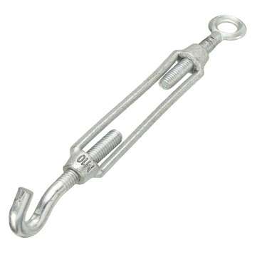 M5/6/8/10/12/14 Galvanization Turnbuckles Eye/Eye Turnbuckles Wire Rope Tensioner  (TYPE: M10)