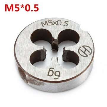 M3 to M6 20mm Daimeter Metric Right Hand Die Right Hand Thread Alloy Steel Die (NO.: 3)
