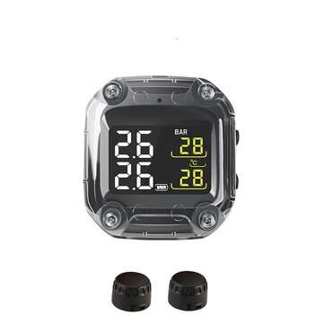 M3-C Motorcycle Tire Pressure Monitoring System Sun Protection LCD Display 2 External W... (TYPE: 1)