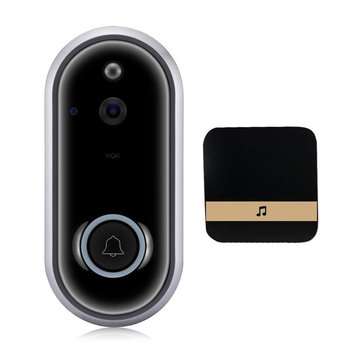M6 WiFi Video Doorbell 720P Security Camera Door Phone Two-Way Audio Night Vi... (PACKAGE: DOORBELL)