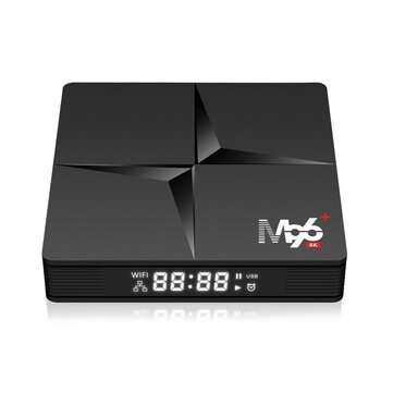 M96+ RK3318 TV Box RK3318 4G RAM 32G ROM 2.4 5G WIFI bluetooth 4.0 Android 10.0 4K... (PLUG: EUPLUG)