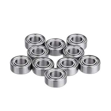 Machifit 10pcs MR74ZZ MR84ZZ Bearings I.D 4mm Double Shielded Miniature Deep Groove B... (SIZE: 7MM)