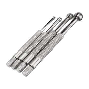 Machifit 4pcs 3-13mm Hole Precision Gauge Full Ball Type Small Telescoping Gauge Tool Set Hole Bore