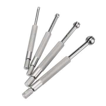 Machifit 4pcs 3-13mm Hole Precision Gauge Full Ball Type Small Telescoping Gauge Tool Set Hole Bore