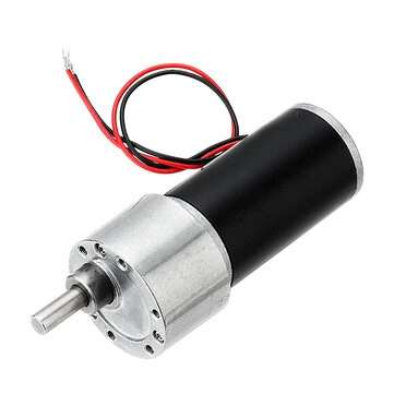 Machifit DC 24V Permanent Magnet Motor 90/140rpm Turbular Gear Reducer Motor (ROTATE SPEED: 90RPM)