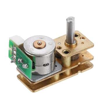 Machifit GM1024BY10 DC 5V 5/15/30RPM Micro Gear Motor 2-Phase 4-Wire Steppin... (ROTATE SPEED: 5RPM)
