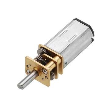 Machifit GM12-N30VA DC 6V 12V Gear Motor Miniature Large Torque Perm... (VOLTAGE: 6V | SPEED: 60RPM)