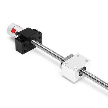Machifit SFU1204 500mm Ball Screw+1204 Ball Nut+BK/BF10 End Supports+6.35x8mm Coupler